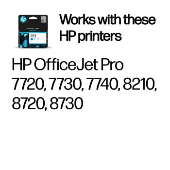 Cartucho HP 953 cian 630 páginas