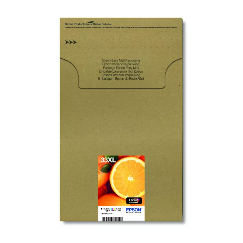 Epson naranja multipack 5 colores 33XL Claria Premium Ink EasyMail