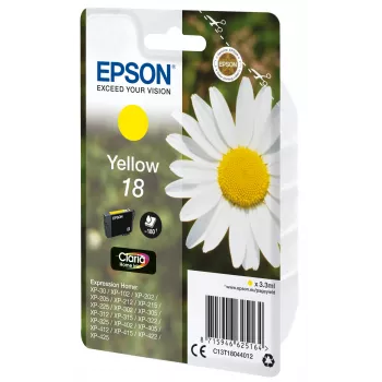 Epson Daisy pack individual amarillo 18 tinta Claria Home