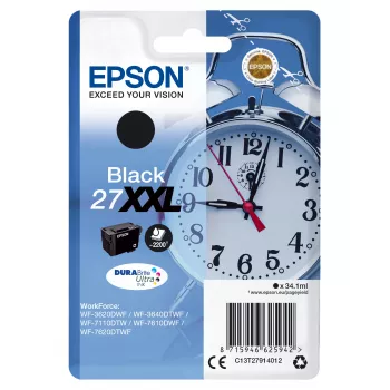 Epson tóner pack individual negro 27XXL tinta DURABrite Ultra