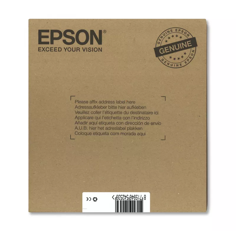 Cartuchos de tinta multipack inyección de tinta Epson Fox T128 EasyMail — 4 colores (negro 5,9 ml; cian/magenta/amarillo 3,5 ml)