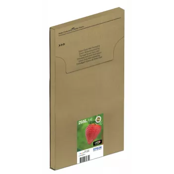 Epson Strawberry multipack 4 colores 29XL EasyMail, alto (XL) rendimiento, negro, cian, magenta, amarillo, 11,3 ml, 6,4 ml, 1 ud., multipack