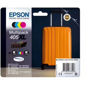 Cartucho de tinta Epson 405XL 1 ud. original rendimiento alto (XL) negro, cian, magenta, amarillo