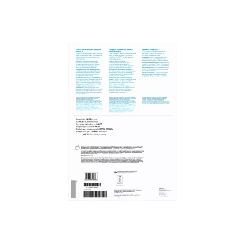 HP Advanced Photo Paper Glossy 250 g/m² A3 (297 x 420 mm) 20 hojas