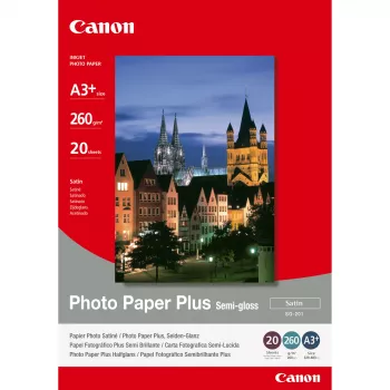 Canon SG-201 Papel fotográfico Plus semibrillante A3 Plus – 20 hojas