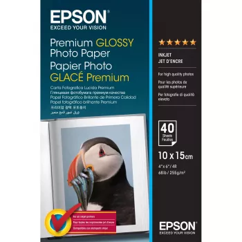 Epson Premium Glossy Photo Paper – 10x15cm – 40 hojas