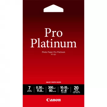 Papel fotográfico, Canon, PT-101 Pro Platinum 4x6