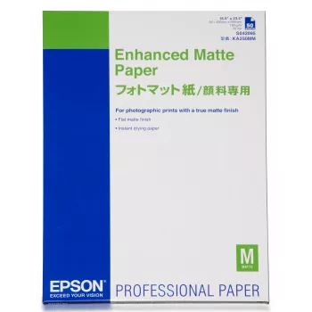 Papel mate mejorado Epson, DIN A2, 192 g/m², 50 hojas, 42 cm, mate, 260 µm, 192 g/m²