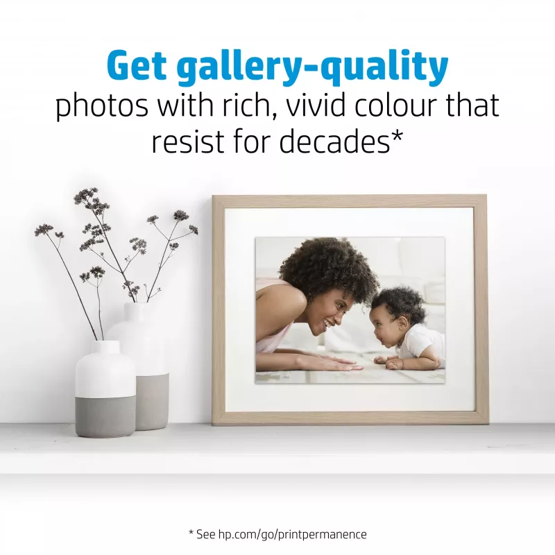 Papel fotográfico satinado HP Premium Plus 300 g/m² A4 (210 x 297 mm) 20 hojas