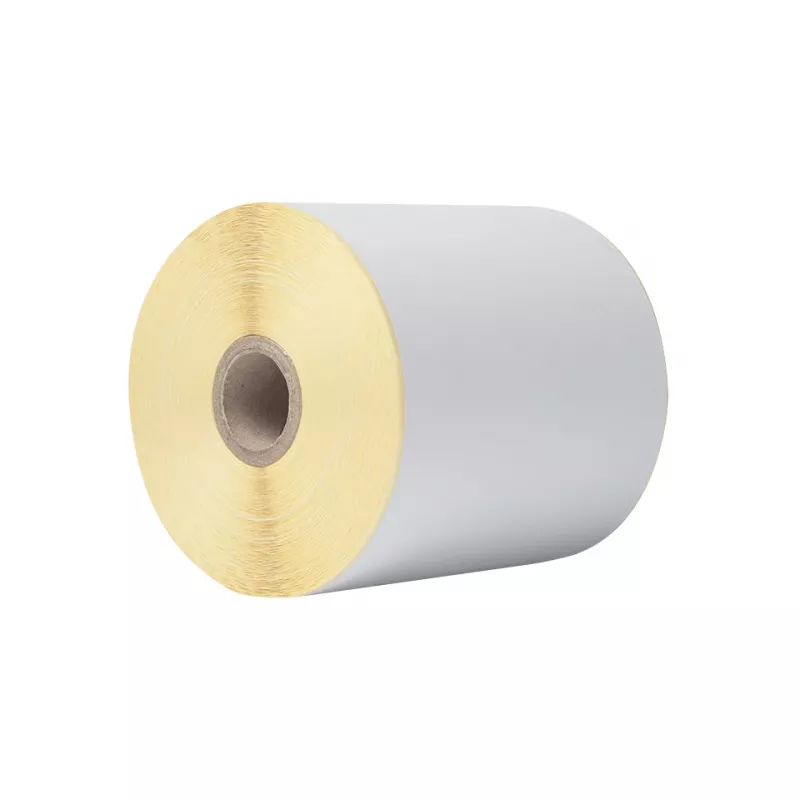 Rollo de etiquetas continuas térmicas directas Brother, blanco, etiqueta autoadhesiva para impresora, etiqueta continua, térmica directa, TD-4410D, TD-4420DN, TD-4520DN, TD-4550DNWB, 10,2 cm