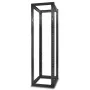 APC NetShelter AR203A - rack de marco abierto de 4 postes 44U con agujeros cuadrados