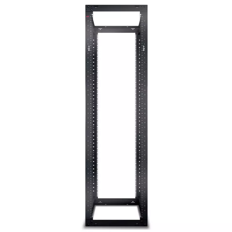 APC NetShelter AR203A - rack de marco abierto de 4 postes 44U con agujeros cuadrados