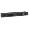 Unidad de distribución de alimentación (PDU) APC AP7820B 8 salidas de CA 0U/1U negra