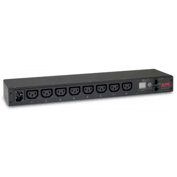 Unidad de distribución de alimentación (PDU) APC AP7820B 8 salidas de CA 0U/1U negra