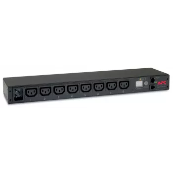 Unidad de distribución de alimentación (PDU) APC AP7821B 8 tomas de CA 0U/1U negra