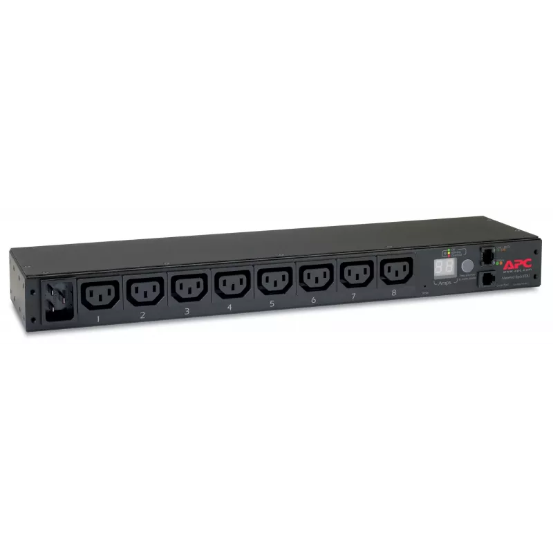 Unidad de distribución de alimentación (PDU) APC AP7821B 8 tomas de CA 0U/1U negra