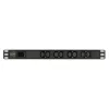 APC Easy Rack PDU, Basic, 1U, 1 fase, 3,7 kW, 230 V, 16 A, 8 salidas C13, entrada IEC60320 C20