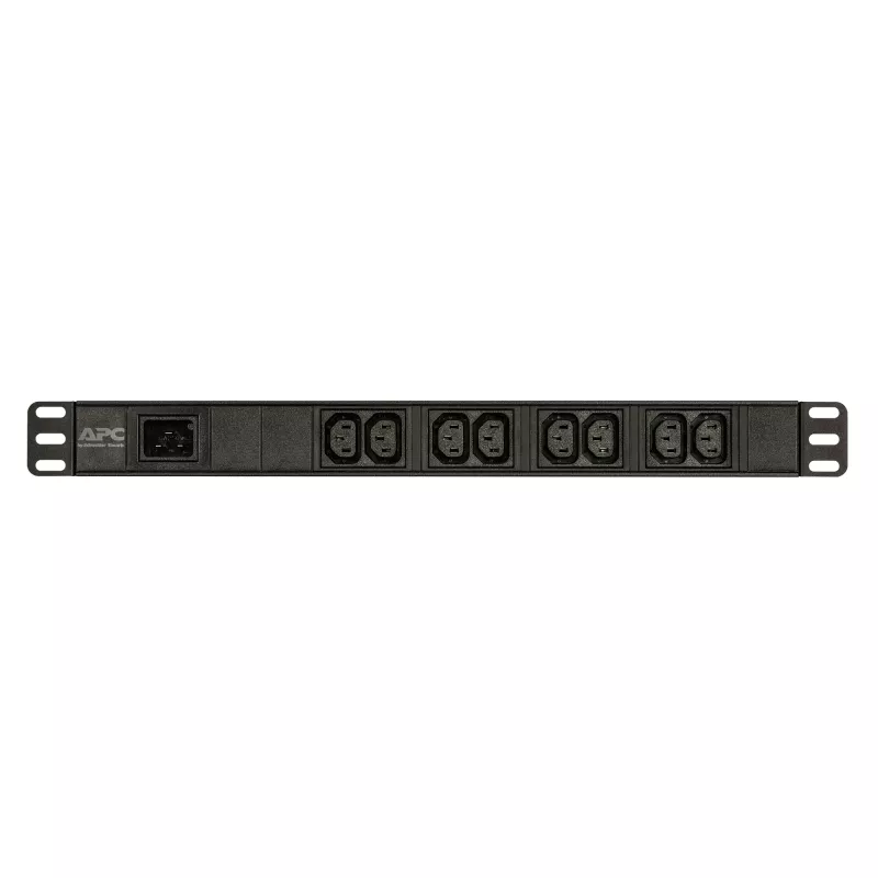APC Easy Rack PDU, Basic, 1U, 1 fase, 3,7 kW, 230 V, 16 A, 8 salidas C13, entrada IEC60320 C20