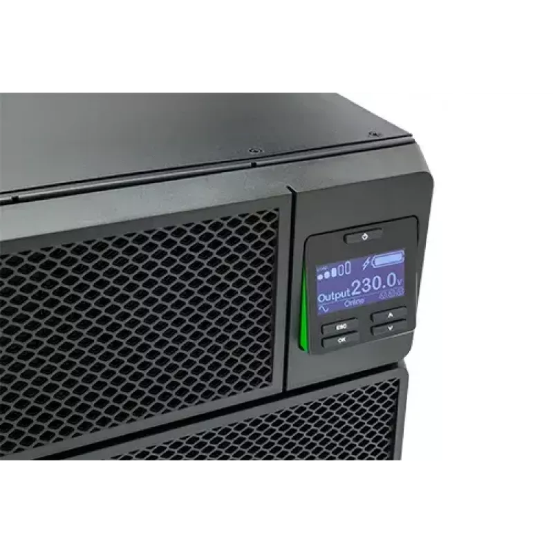 APC Smart-UPS On-Line SRT8KRMXLI - 8kW/VA, 6x C13 + 4x C19 + Hardwire salida monofásica, montaje en rack, NMC integrada