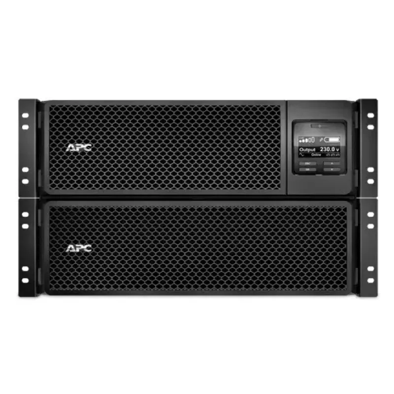 APC Smart-UPS On-Line SRT8KRMXLI - 8kW/VA, 6x C13 + 4x C19 + Hardwire salida monofásica, montaje en rack, NMC integrada