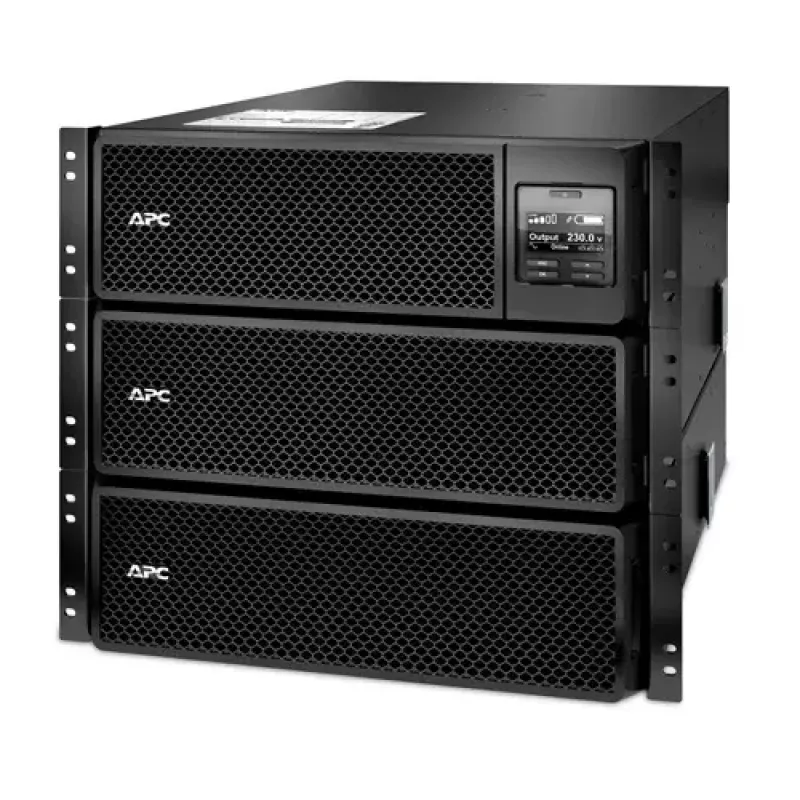 APC Smart-UPS On-Line SRT8KRMXLI - 8kW/VA, 6x C13 + 4x C19 + Hardwire salida monofásica, montaje en rack, NMC integrada