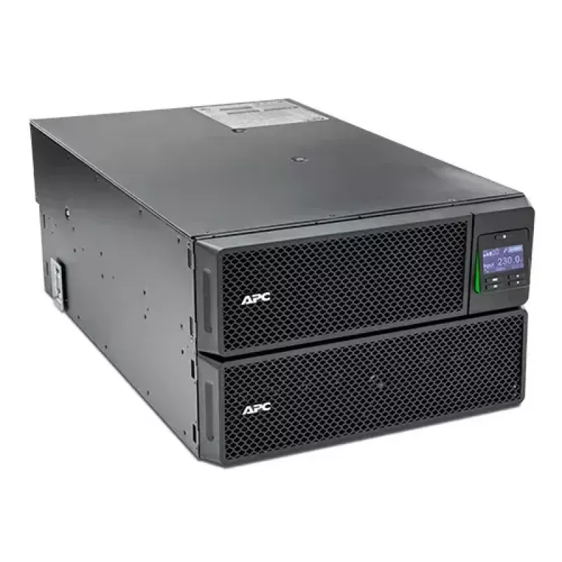 APC Smart-UPS On-Line SRT8KRMXLI - 8kW/VA, 6x C13 + 4x C19 + Hardwire salida monofásica, montaje en rack, NMC integrada