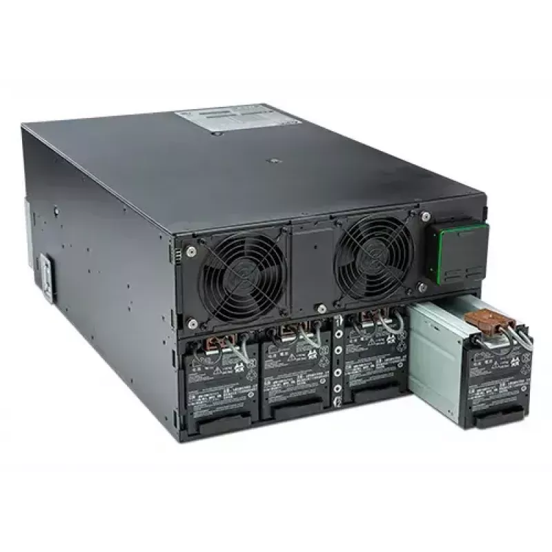 APC Smart-UPS On-Line SRT8KRMXLI - 8kW/VA, 6x C13 + 4x C19 + Hardwire salida monofásica, montaje en rack, NMC integrada