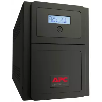 APC Easy UPS 1 Ph Line Interactive, 1000VA, Torre, 230V, 6 salidas IEC C13, AVR, contacto seco, LCD, sin soporte para tarjeta de red