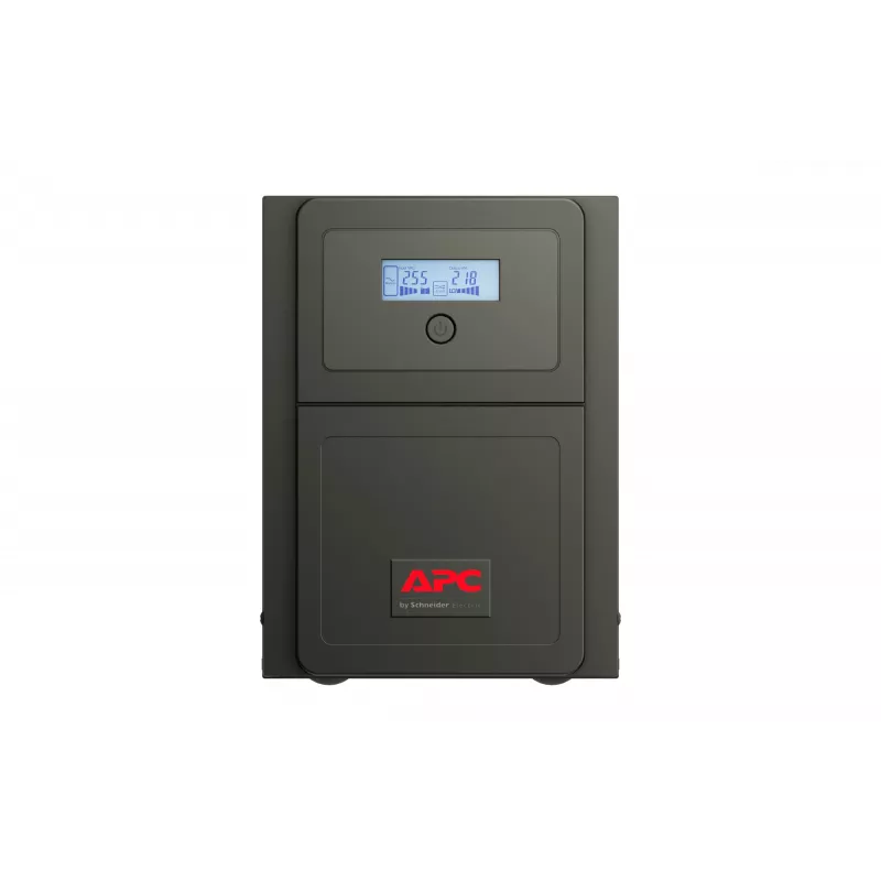 APC Easy UPS 1 Ph Line Interactive, 750VA, Torre, 230V, 6 salidas IEC C13, AVR, contacto libre de potencial, LCD, sin soporte para tarjeta de red