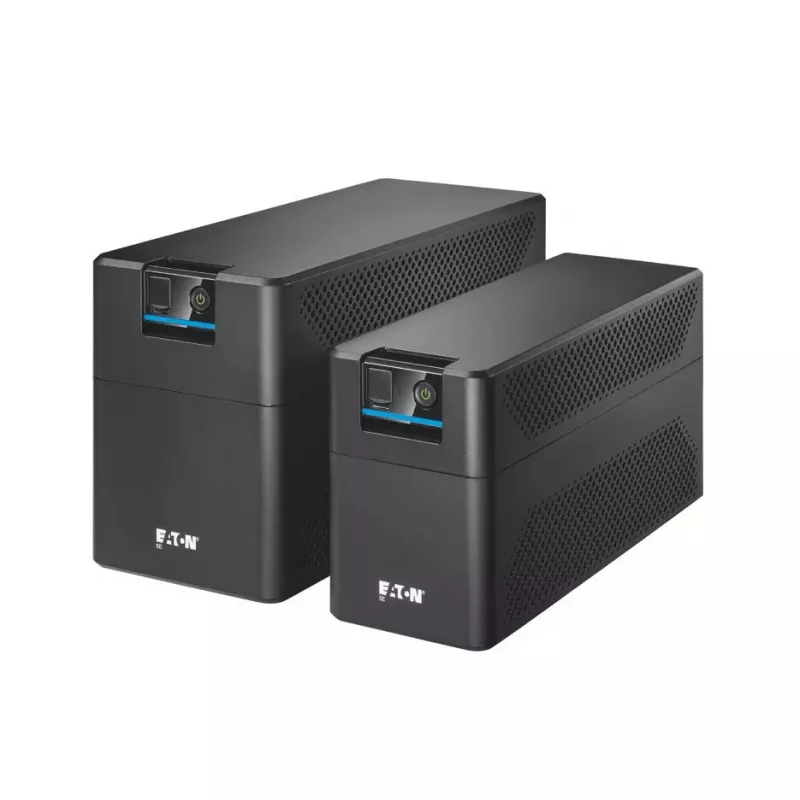 SAI Eaton 5E Gen2 700, line-interactive 0,7 kVA / 360 W, 2 tomas tipo F, torre, negro