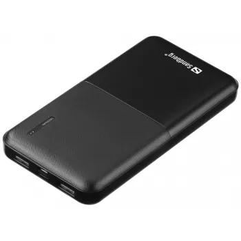 Batería externa Sandberg Saver Powerbank 10000, 10000 mAh, polímero de litio (LiPo), negro