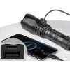 Batería externa Sandberg Survivor Torch Powerbank 5000, linterna de mano, negro, aluminio, IPX4, -30 – 40 °C, FCC, RoHS, UKCA, CE