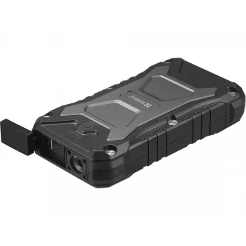 Batería externa Sandberg Survivor Powerbank 20000 PD30W, 20000 mAh, carga inalámbrica, negro