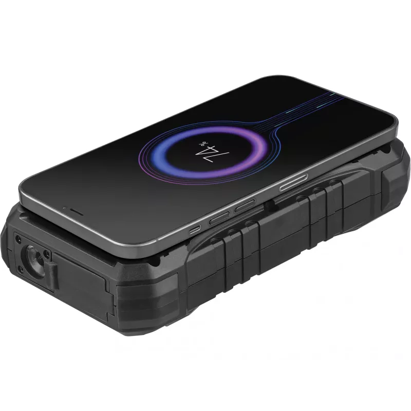 Batería externa Sandberg Survivor Powerbank 20000 PD30W, 20000 mAh, carga inalámbrica, negro