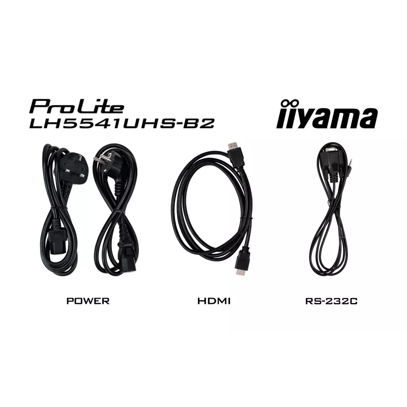 iiyama LH5541UHS-B2 Pantalla de señalización digital diseño kiosco 138,7 cm (54,6 inch) LCD 500 cd/m² 4K Ultra HD negro procesador integrado 24/7