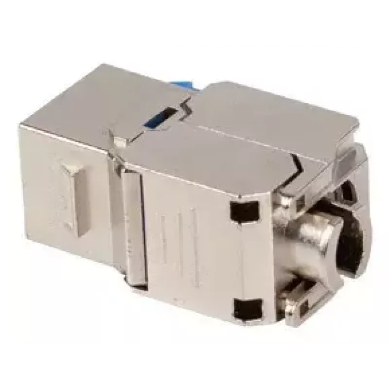 Módulo keystone Lanberg KSF6-4000, conector RJ-45 plano, azul-plata