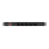 PDU Lanberg PDU-05E-0200-BK 5 tomas AC 1U negro