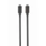 Cable USB-C a USB-C Gembird CCP-USB3.1-CMCM-1M — 1 m, USB 3.2 Gen 1, negro