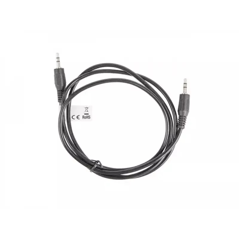 Cable de audio LANBERG 3,5 mm macho-macho 1,2 m negro