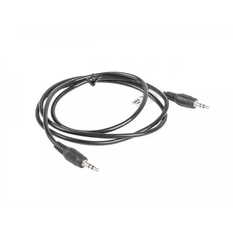 Cable de audio LANBERG 3,5 mm macho-macho 1,2 m negro