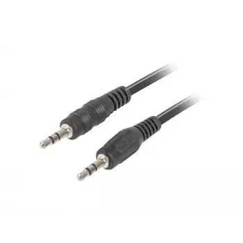 Cable de audio LANBERG 3,5 mm macho-macho 1,2 m negro