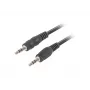 Cable de audio LANBERG 3,5 mm macho-macho 1,2 m negro