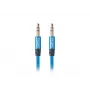 Cable de audio Lanberg CA-MJMJ-10CU-0010-BL 1 m 3,5 mm macho a macho azul