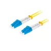Cable de fibra óptica LANBERG FO-LULU-SD11-0020-YE, 2 m, G.657.A1, LC–LC, amarillo