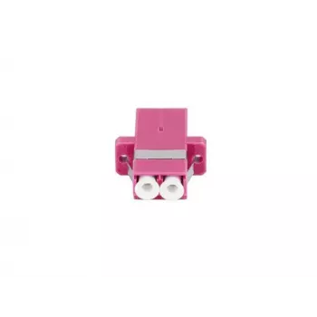 Adaptador de fibra óptica LANBERG MM LC/UPC Duplex OM4