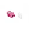 Adaptador de fibra óptica LANBERG MM LC/UPC Duplex OM4