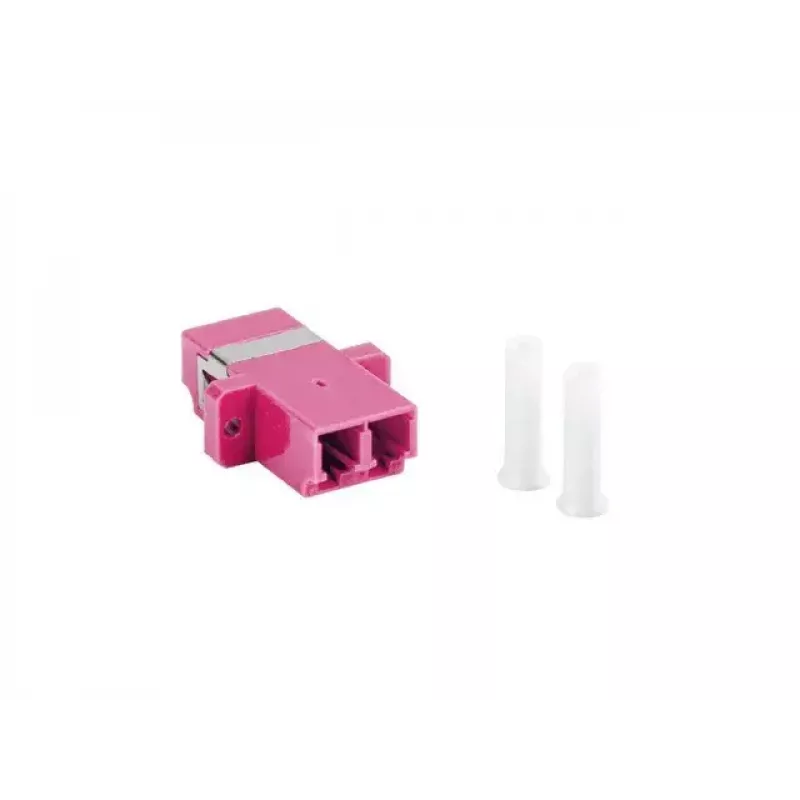 Adaptador de fibra óptica LANBERG MM LC/UPC Duplex OM4