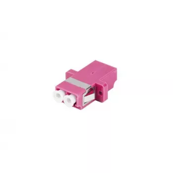 Adaptador de fibra óptica LANBERG MM LC/UPC Duplex OM4