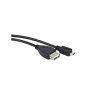 Cable USB 2.0 LANBERG OEM-0006 — USB A a Micro-USB B, 0,15 m, negro