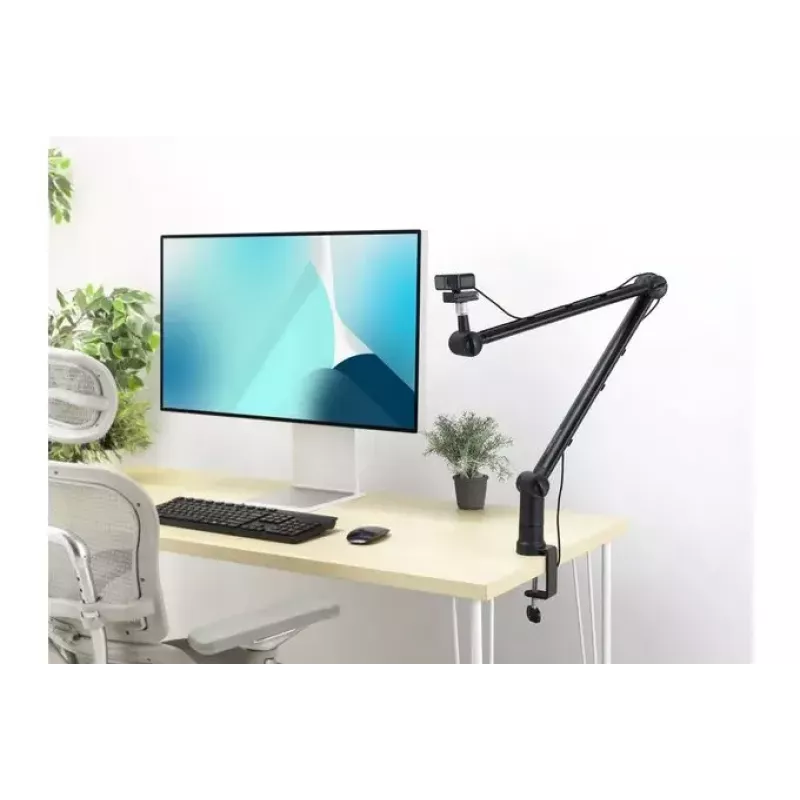 Pie de micrófono de jirafa Kensington A1020 soporte de mesa negro